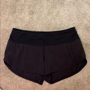 Lululemon speed shorts